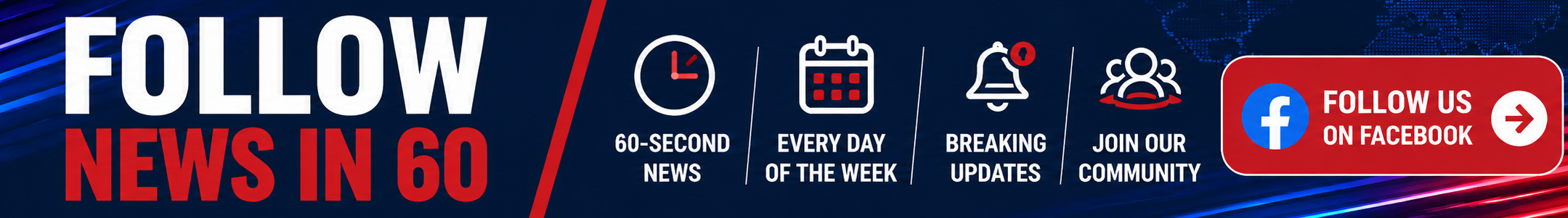 Follow News in 60 on Facebook
